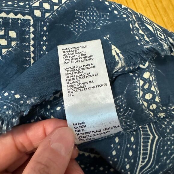 Cleobella Cotton Tribal Cropped Tank Top Mini Shorts Set Women’s SIZE SMALL - Picture 7 of 11